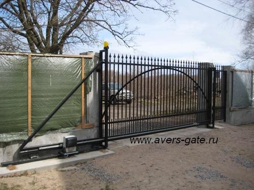 Откатные автоматические ворота " Аверс-Гейт "